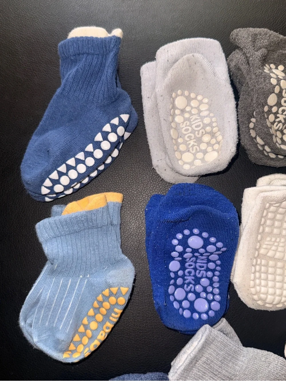 Non-Slip Infant/Toddler Grip Socks Assorted Colors